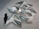 2006-2007 White Silver Suzuki GSXR 600/750 Bike Fairings