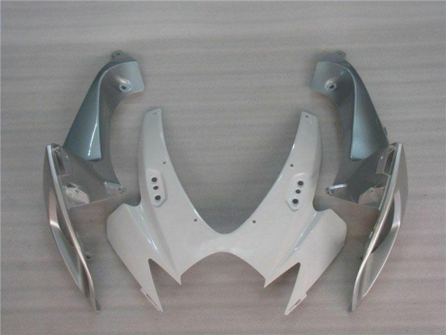 2006-2007 White Silver Suzuki GSXR 600/750 Bike Fairings