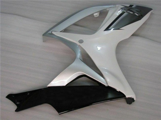 2006-2007 White Silver Suzuki GSXR 600/750 Bike Fairings