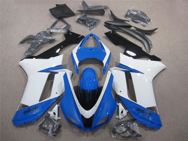 2007-2008 Black Kawasaki ZX6R Motorbike Fairings