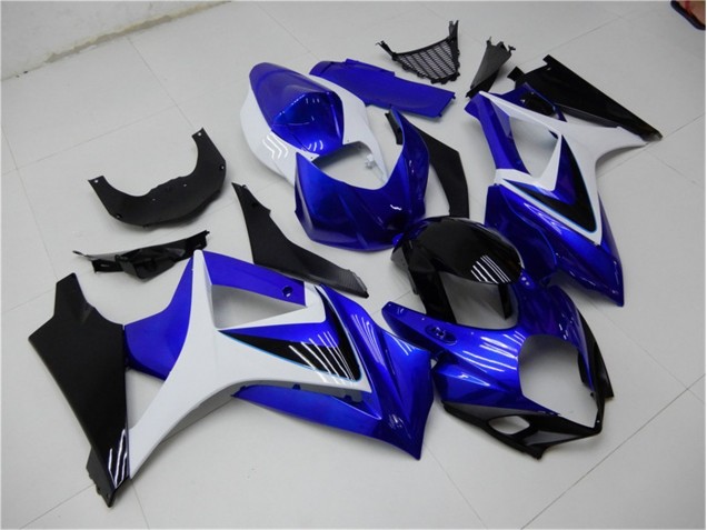 2007-2008 Blue White Black Suzuki GSXR 1000 K7 Motorcycle Fairings