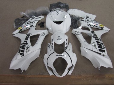 2007-2008 White Black Jordan Suzuki GSXR1000 Motorbike Fairings