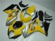 2007-2008 Yellow Suzuki GSXR 1000 K7 Bike Fairing Kit