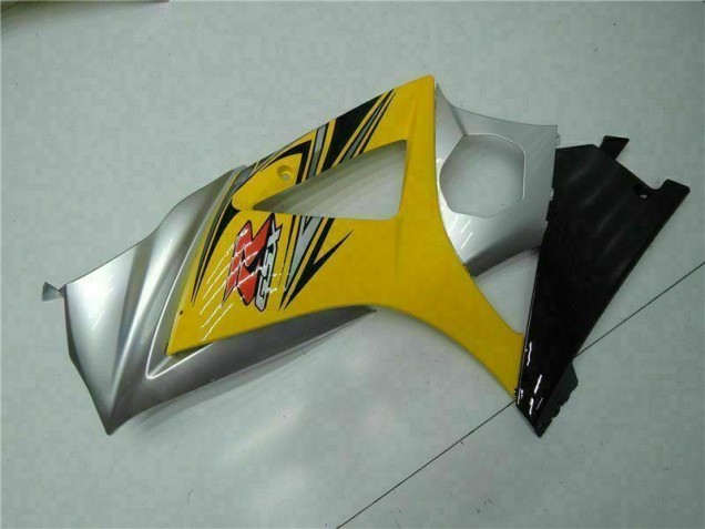 2007-2008 Yellow Suzuki GSXR 1000 K7 Bike Fairing Kit