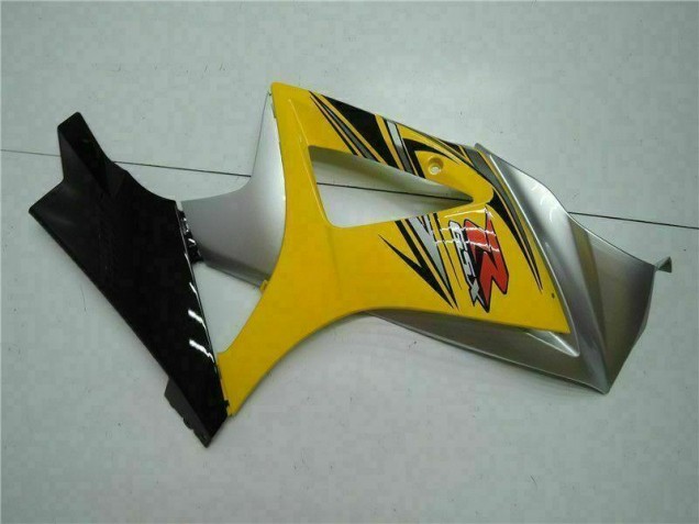 2007-2008 Yellow Suzuki GSXR 1000 K7 Bike Fairing Kit