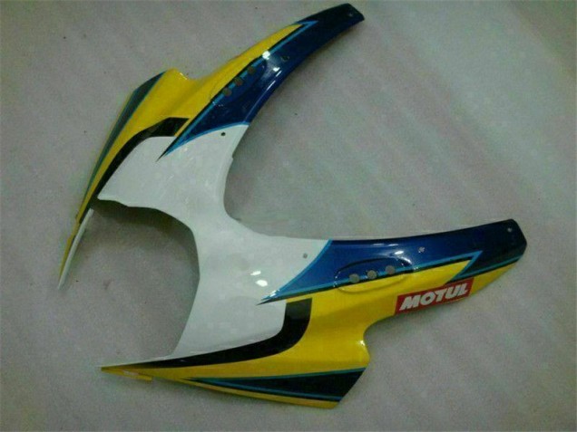 2007-2008 Yellow Suzuki GSXR 1000 K7 Motorbike Fairing Kits