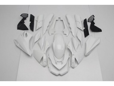 2007-2009 White Kawasaki Z1000 Motorcycle Fairings