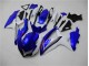 2008-2010 Blue White Suzuki GSXR 600/750 Motorcycle Fairings