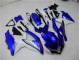 2008-2010 Blue White Suzuki GSXR 600/750 Motorcycle Fairings