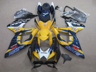 2008-2010 Blue Yellow Corona Extra Suzuki GSXR600 Motor Bike Fairings