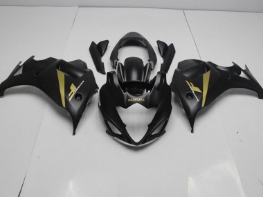 2008-2013 Black Gold Suzuki GSX650F Motorbike Fairing Kits