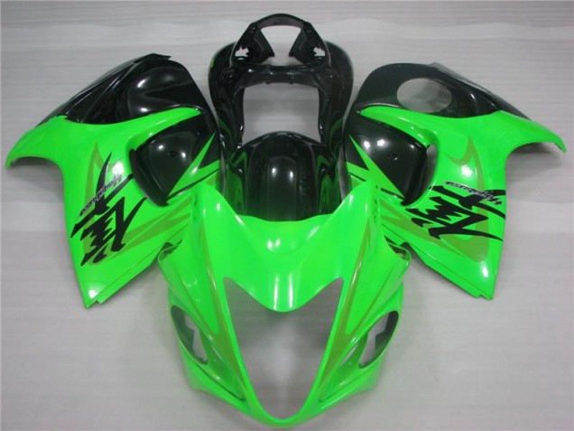 2008-2019 Green Black Suzuki GSXR 1300 Hayabusa Motorbike Fairing