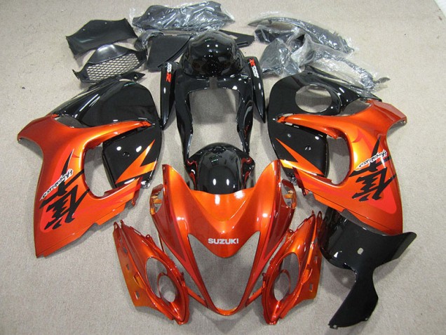 2008-2019 Orange Black Suzuki GSXR1300 Hayabusa Motorcycle Fairings