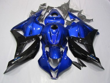 2009-2012 Blue Black Honda CBR600RR Motorcycle Fairings