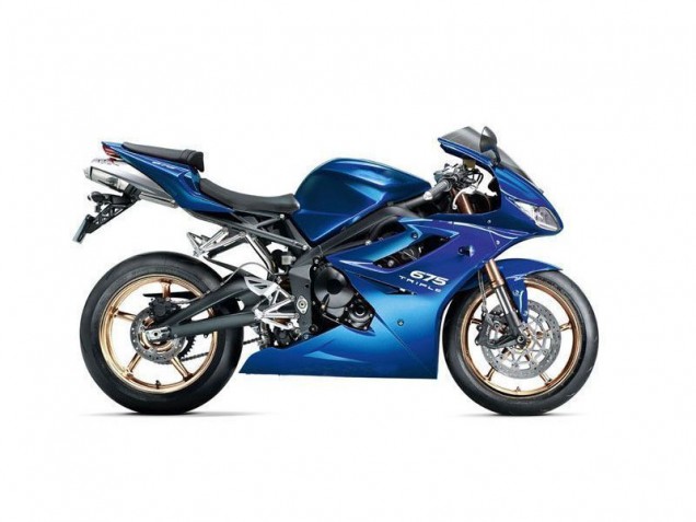 2009-2012 Blue Triumph Daytona 675 Triple Replacement Motorcycle Fairings