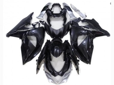 2009-2016 Black Silver Suzuki GSXR1000 Bike Fairings