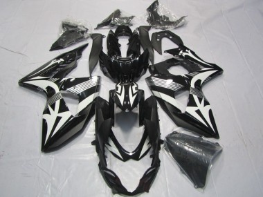 2009-2016 Black White Suzuki GSXR1000 Motorcycle Fairings