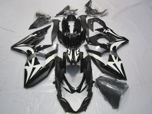 2009-2016 Black White Suzuki GSXR1000 Motorcycle Replacement Fairings