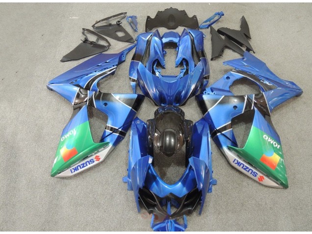 2009-2016 Blue Green JOMO Suzuki GSXR1000 Motorcycle Replacement Fairings