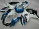 2009-2016 Blue White Suzuki GSXR1000 Motorcycle Fairings Kits