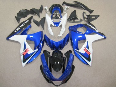 2009-2016 Blue White Suzuki GSXR1000 Motorcycle Fairings & Bodywork