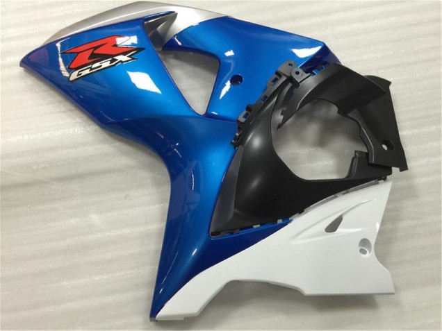 2009-2016 Blue White Suzuki GSXR1000 Motor Fairings