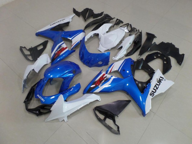 2009-2016 Blue White Suzuki GSXR 1000 K9 Motorcycle Fairings