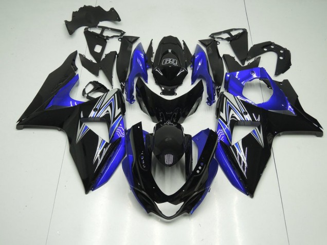 2009-2016 Blue and Black Suzuki GSXR 1000 K9 Motorcycle Fairings