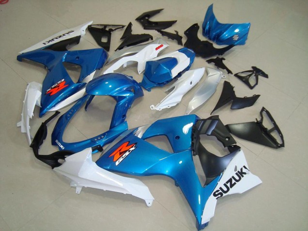 2009-2016 Blue and White OEM Style Suzuki GSXR 1000 K9 Motorcycle Bodywork