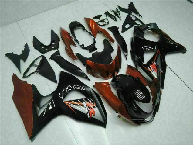 2009-2016 Brown Black Suzuki GSXR1000 Bike Fairing Kit