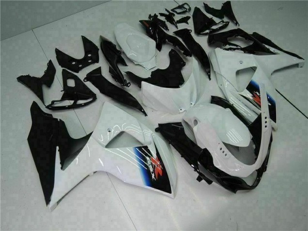 2009-2016 White Black Suzuki GSXR1000 Motor Bike Fairings