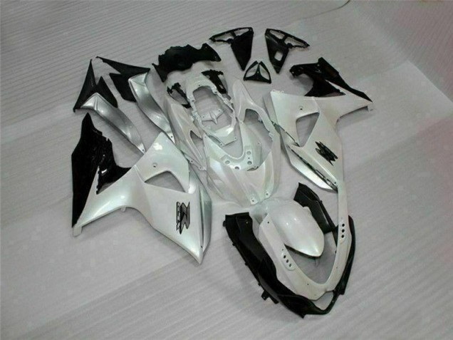 2009-2016 White Black Suzuki GSXR1000 Replacement Motorcycle Fairings