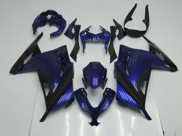 2013-2016 Blue Black Kawasaki ZX300R Motorcycle Fairings