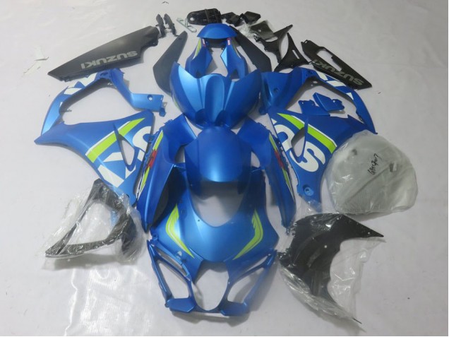 2017-2021 Blue Lime Suzuki GSXR 1000 Motorbike Fairing